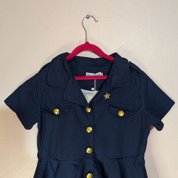 Only Little Once Military Inspired Girl's Dress Size 16 - Picture 5 of 9
